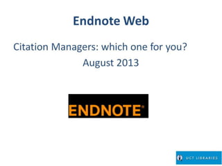 Endnote.web.savvy