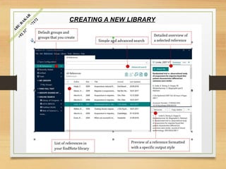 CREATING A NEW LIBRARY
 