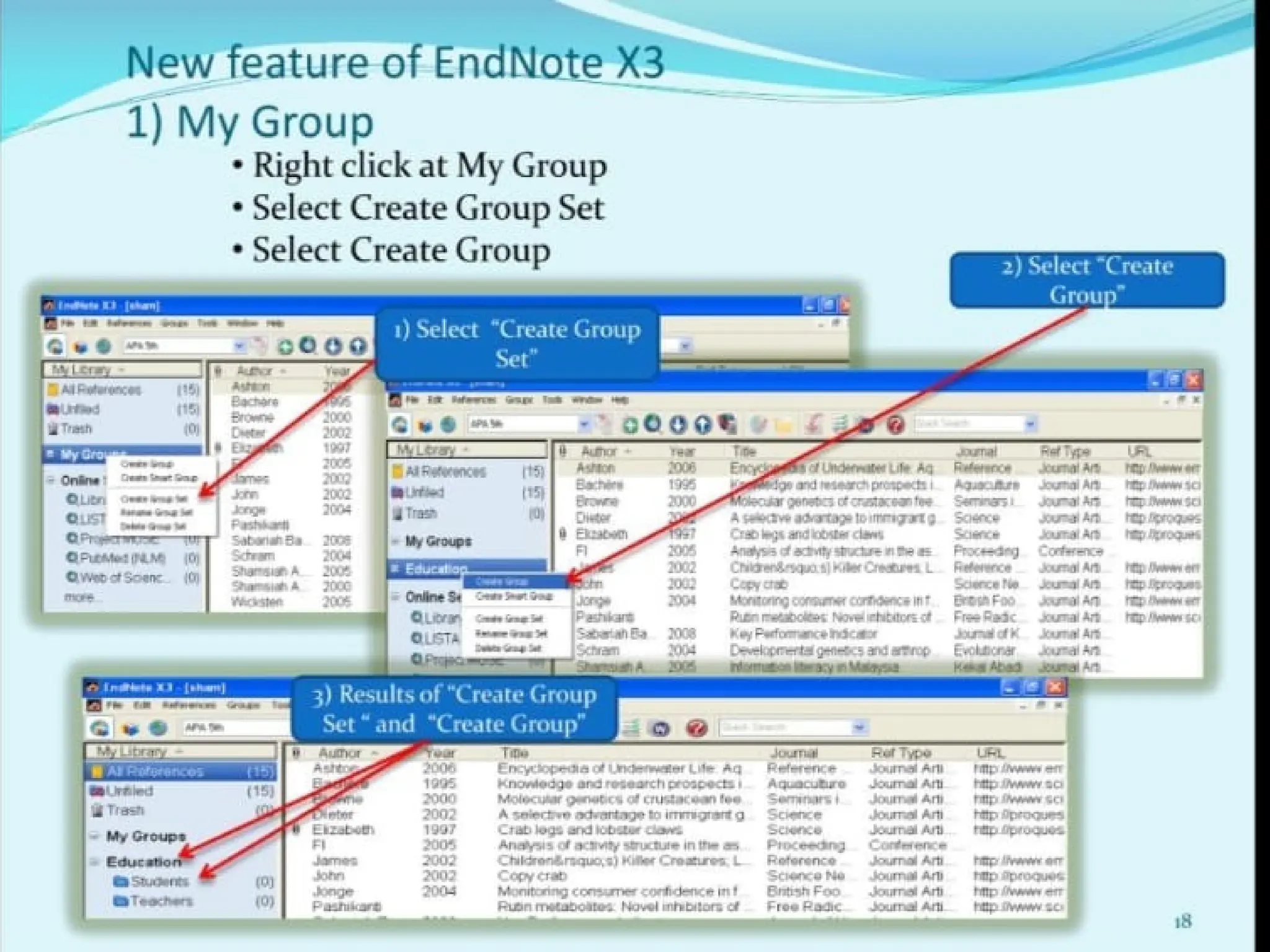 ENDNOTE refrencing how to do step by step..