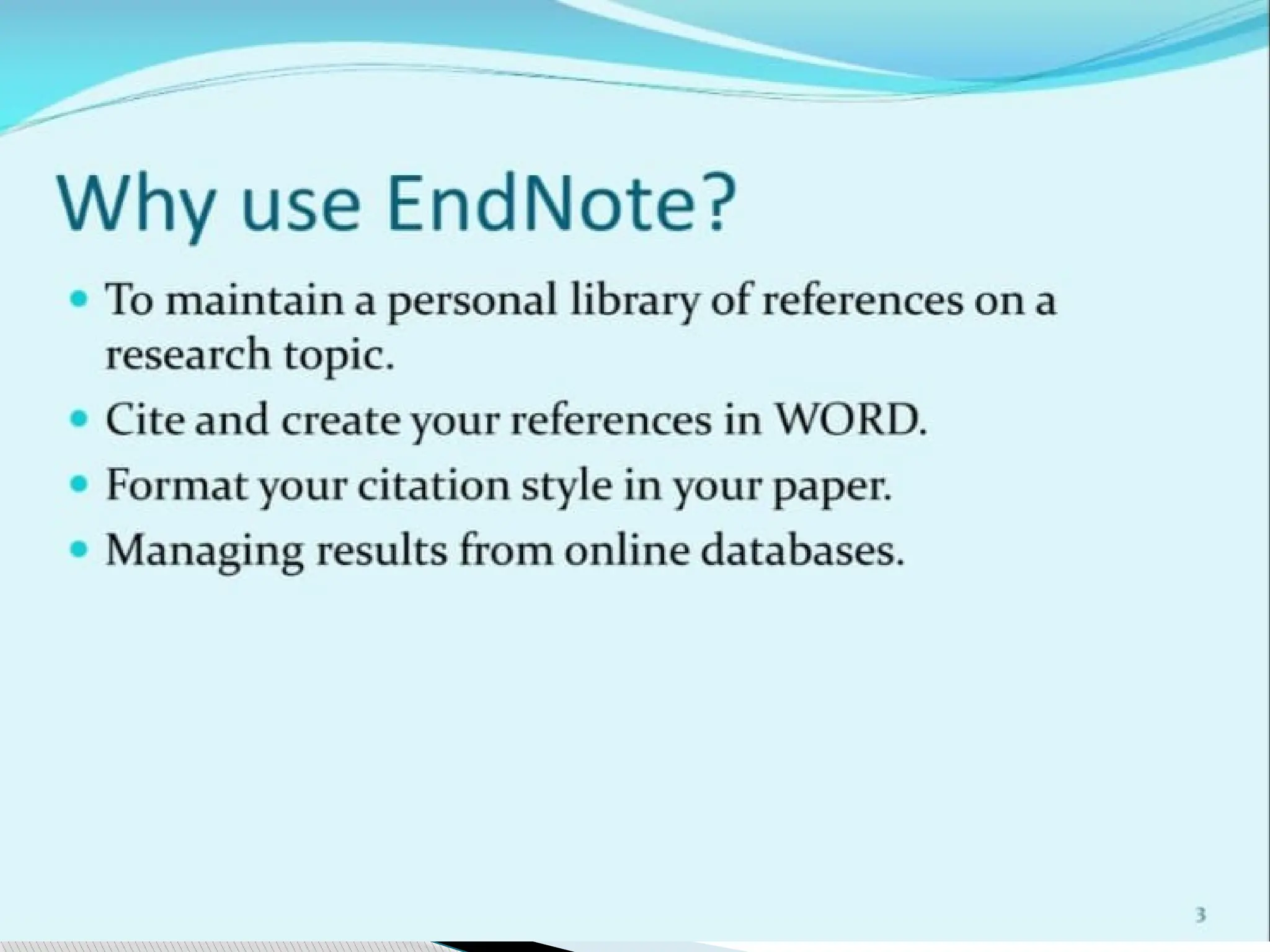 ENDNOTE refrencing how to do step by step..