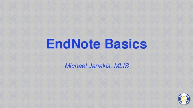 endnote basic endnote basic