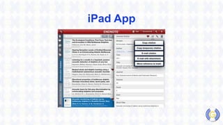 iPad App
 