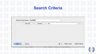 Search Criteria
 