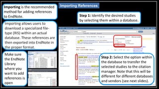 Endnote Import Endnote-x8-presentation-reference management.pdf