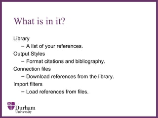 Introduction to Endnote | PPT