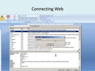 Connecting Web
 