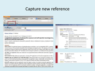 Capture new reference
 