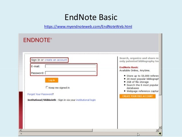 endnote basic download