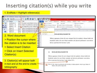Highlight Reference Endnote Gaya UKM | PPT