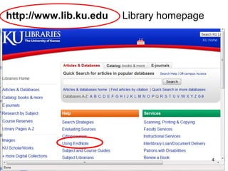 4
How to get it?
http://technology.ku.edu/software
 