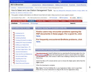 5
http://technology.ku.edu/software
 