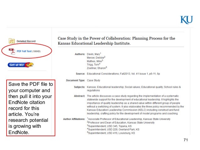 how to use endnote pdf how to use endnote pdf