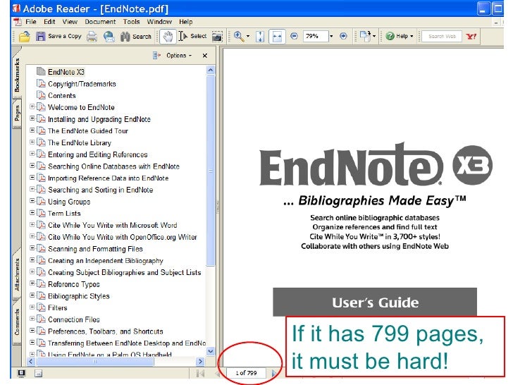 Endnote FAQs