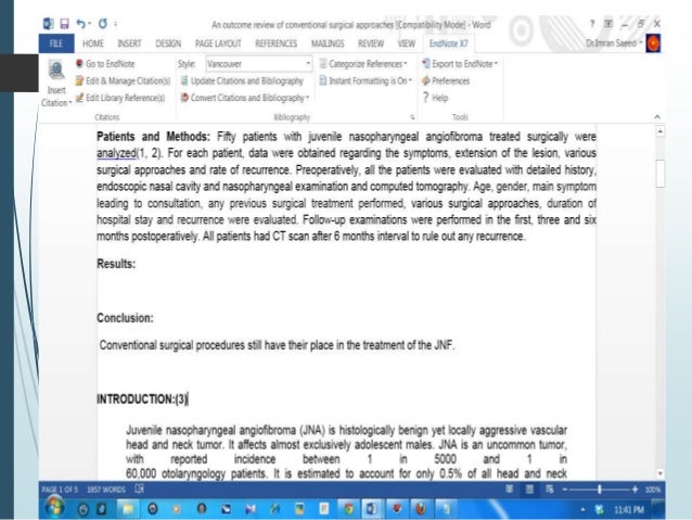 use endnote use endnote