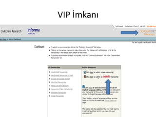 VIP İmkanı
 