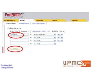 EndNote Web
Orthophonistes
 