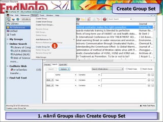 Create Group Set 1 1.  คลิกที่  Groups  เลือก  Create Group Set 