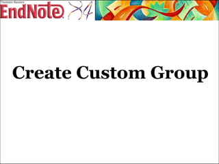 Create Custom Group 