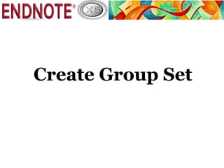 Create Group Set
 