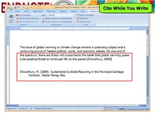 Cite While You Write
 
