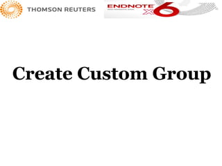 Create Custom Group
 