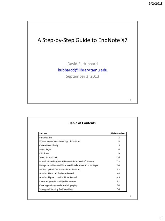 How To Download Endnote X7
