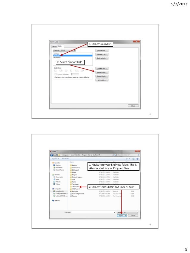 word 2013 endnote x7