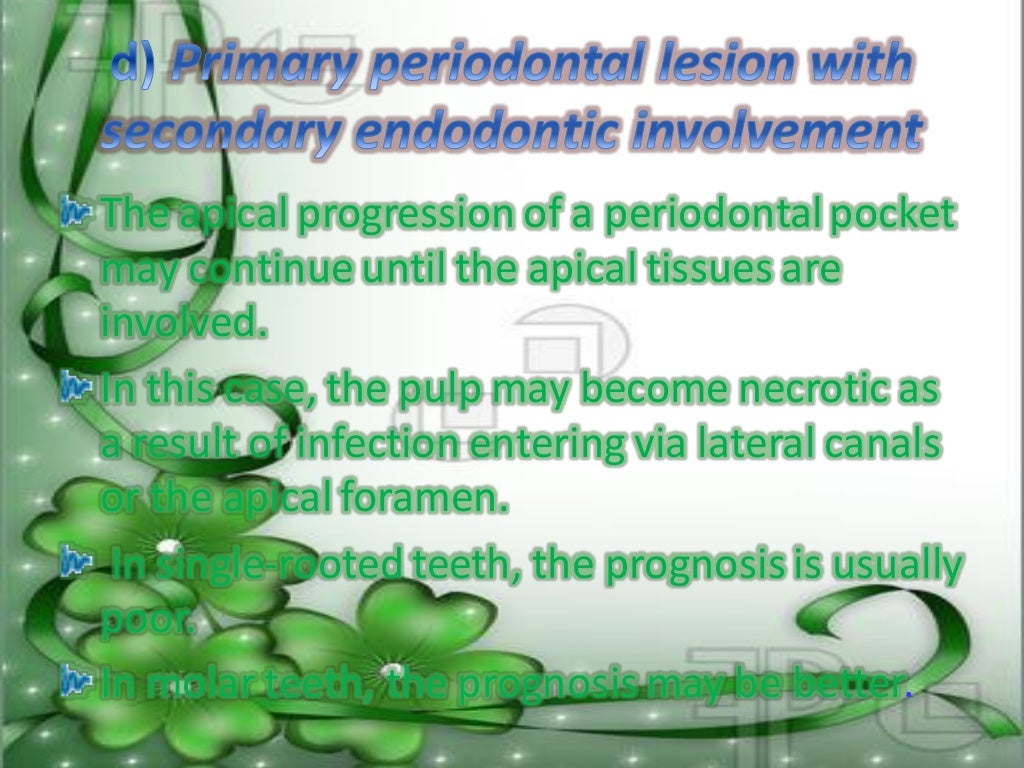 Endo perio lesions