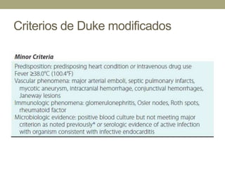Criterios de Duke modificados
 