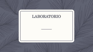 LABORATORIO
 