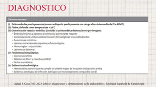 Galadi endocarditis infecciosa medica endocarditis | PPTX