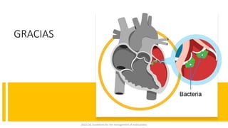 GRACIAS
2023 ESC Guidelines for the management of endocarditis
 