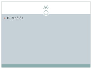 A6
 D-Candida
 