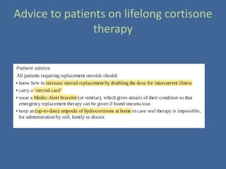 Endocinology lectures (adrenal disorders) | PPTX