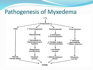 Pathogenesis of Myxedema
 