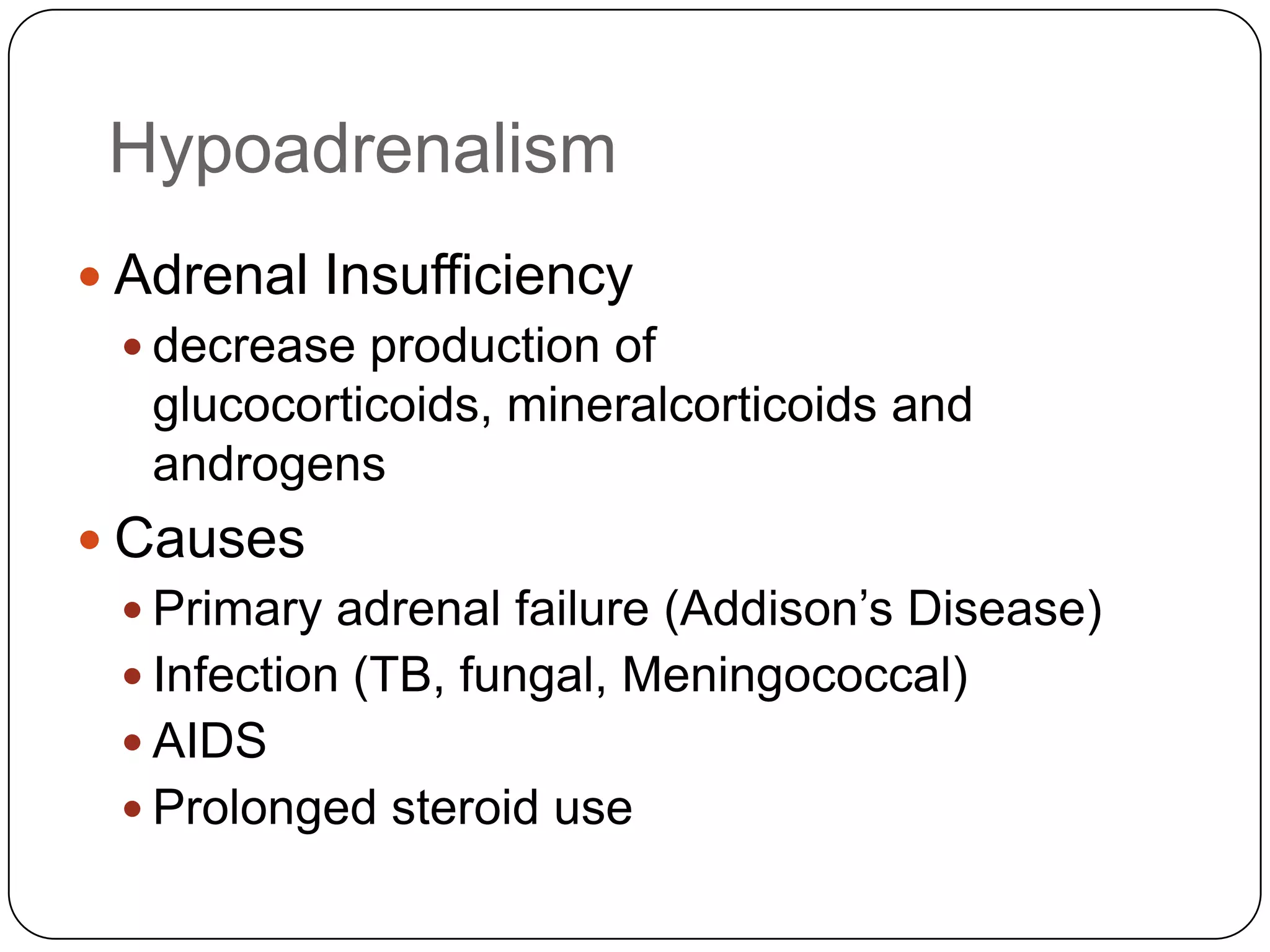 HyperthyroidismNervousness, irritable, tremors, paranoid