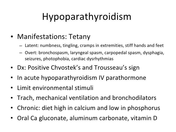 Endocrine disorders