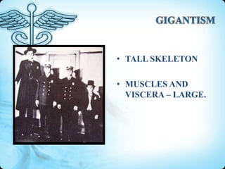 • TALL SKELETON
• MUSCLES AND
VISCERA – LARGE.

 