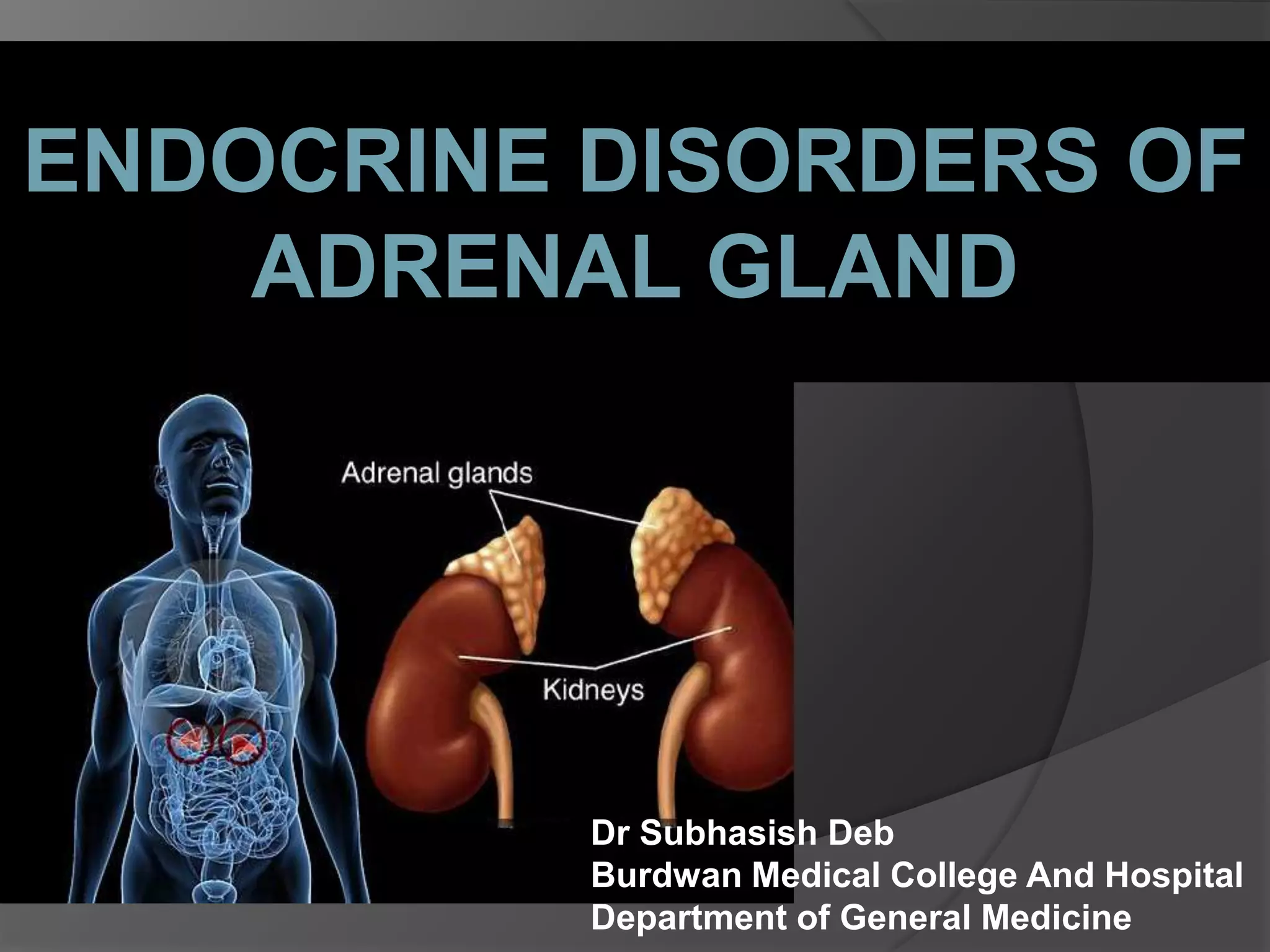 Endocrine disorders of adrenal gland | PPTX | Hormonal Disorders ...