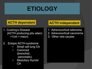 Endocrine disorders of adrenal gland | PPTX