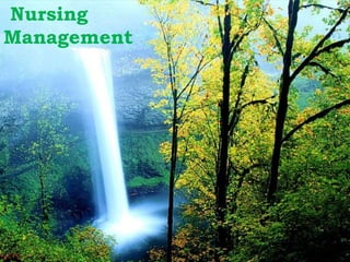 Nursing
Management
 