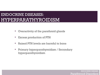 Endocrine Diseases and its Dental Management | PDF