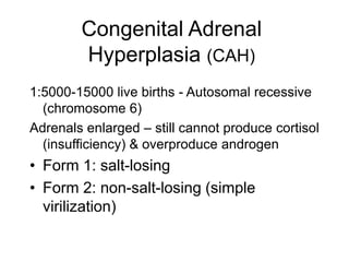 Acute Adrenal Insufficiency
• Adrenocortical insufficiency (Acute)
• Etiology
– Primary
Addison’s disease (chronic)
Infect...