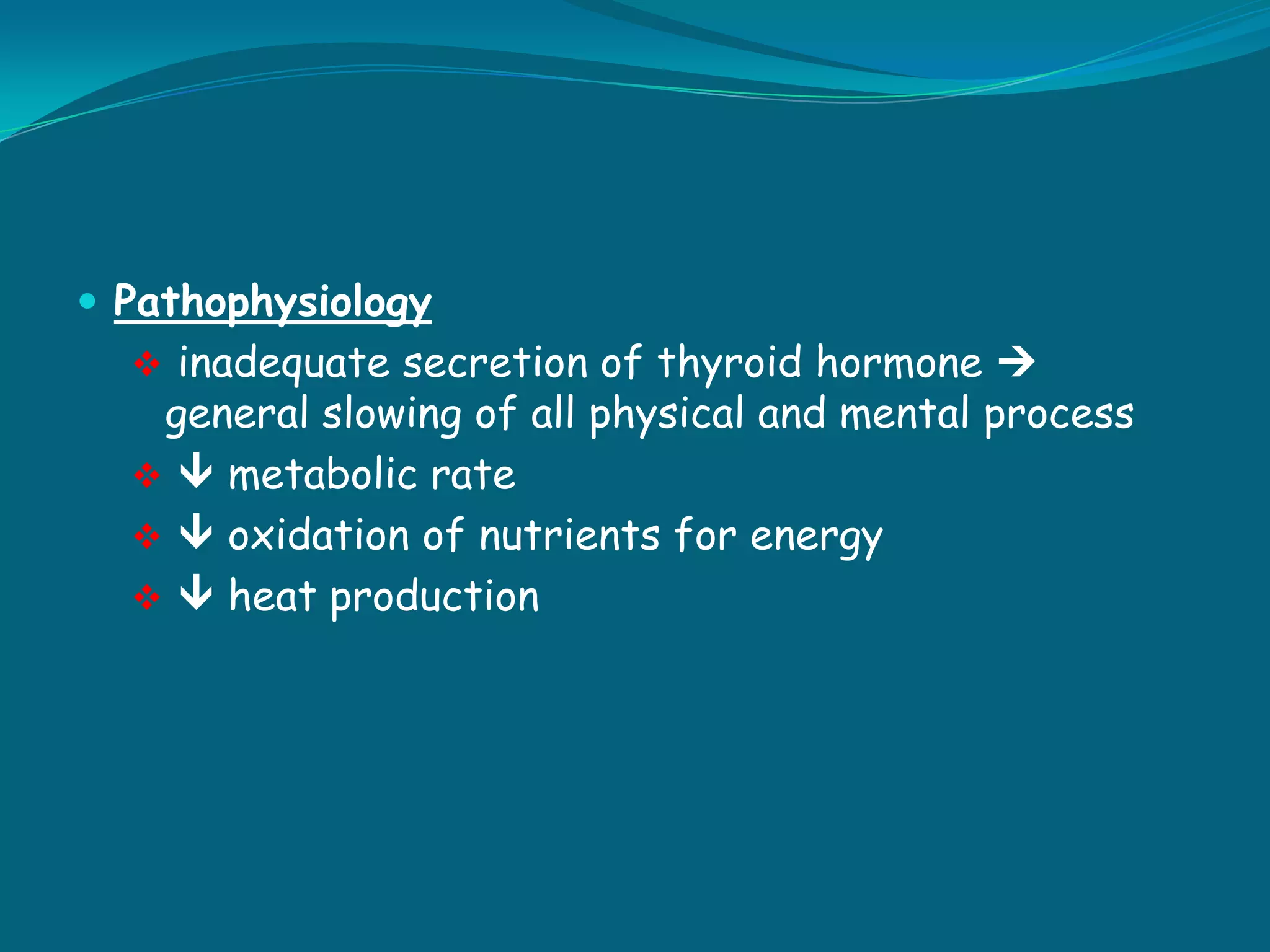 THYROID DISORDERS