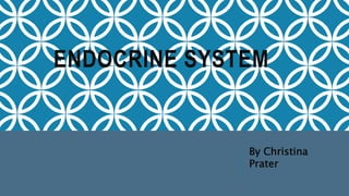 ENDOCRINE SYSTEM
By Christina
Prater
 