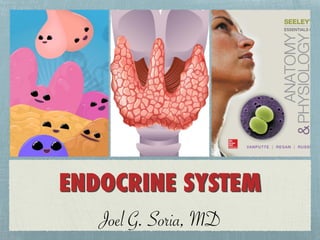 ENDOCRINE SYSTEM
Joel G. Soria, MD
 