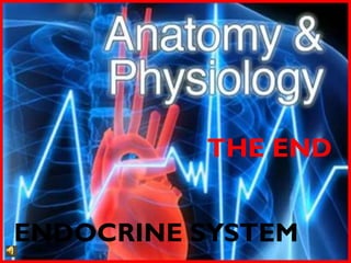 ENDOCRINE SYSTEM
THE END
 