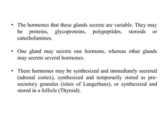 To Secrete Endocrine system of animals (ox , horse ) | PDF