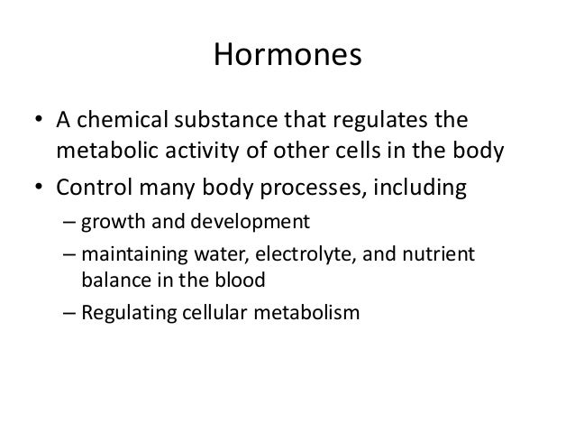 Endocrine system overview