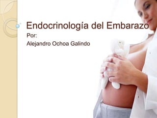 Endocrinología del Embarazo Por: Alejandro Ochoa Galindo 